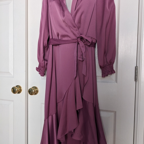 Taylor long sleeve dress, mauve,size 12  NWOT - Picture 2 of 7